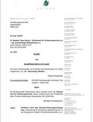 Screenshot 2024-03-31 at 13-46-32 (1) Hans-Georg Maaßen auf X „Ich habe gestern Klage beim VG Köln gegen den #Verfassungsschutz der Ministerin #Faeser eingereicht. Der Schriftsatz umfasst 40 Seiten und über 160 Sei[...].png